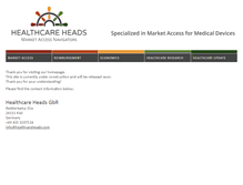 Tablet Screenshot of healthcareheads.com